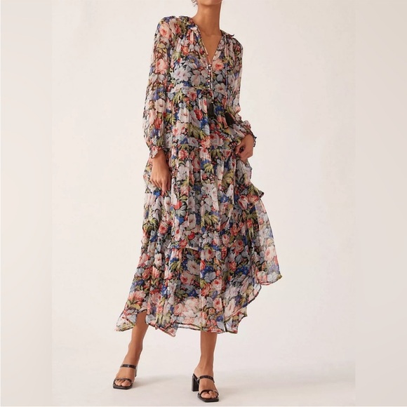 Anthropologie Dresses & Skirts - ANTHROPOLOGIE Marais long floral dress